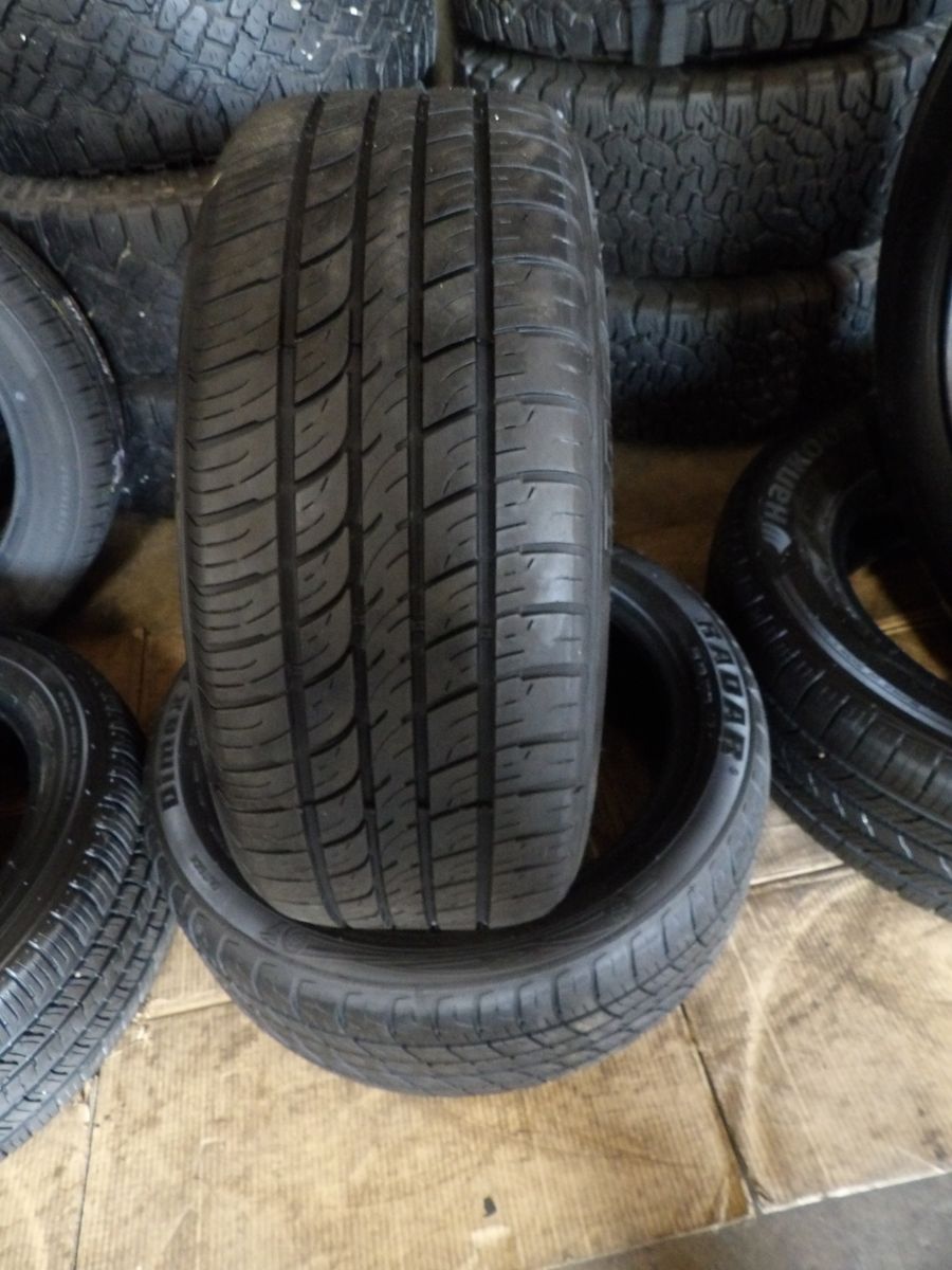 205/60R17 RADAR DIMAX A- ALL SEASON PAIR OF TWO USED TIRES