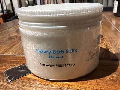 Natural Luxury Bath Salts - 500g (17.6oz) scroll through for different scents