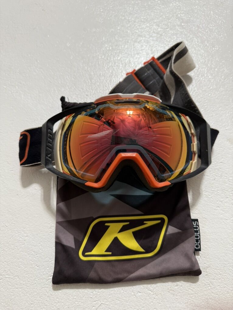 Klim Goggles Oculus Orange Motorcycle Dirt Bike