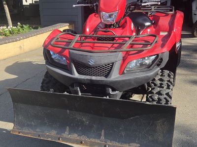 Suzuki King Quad 750 4Wheeler Plow Quad