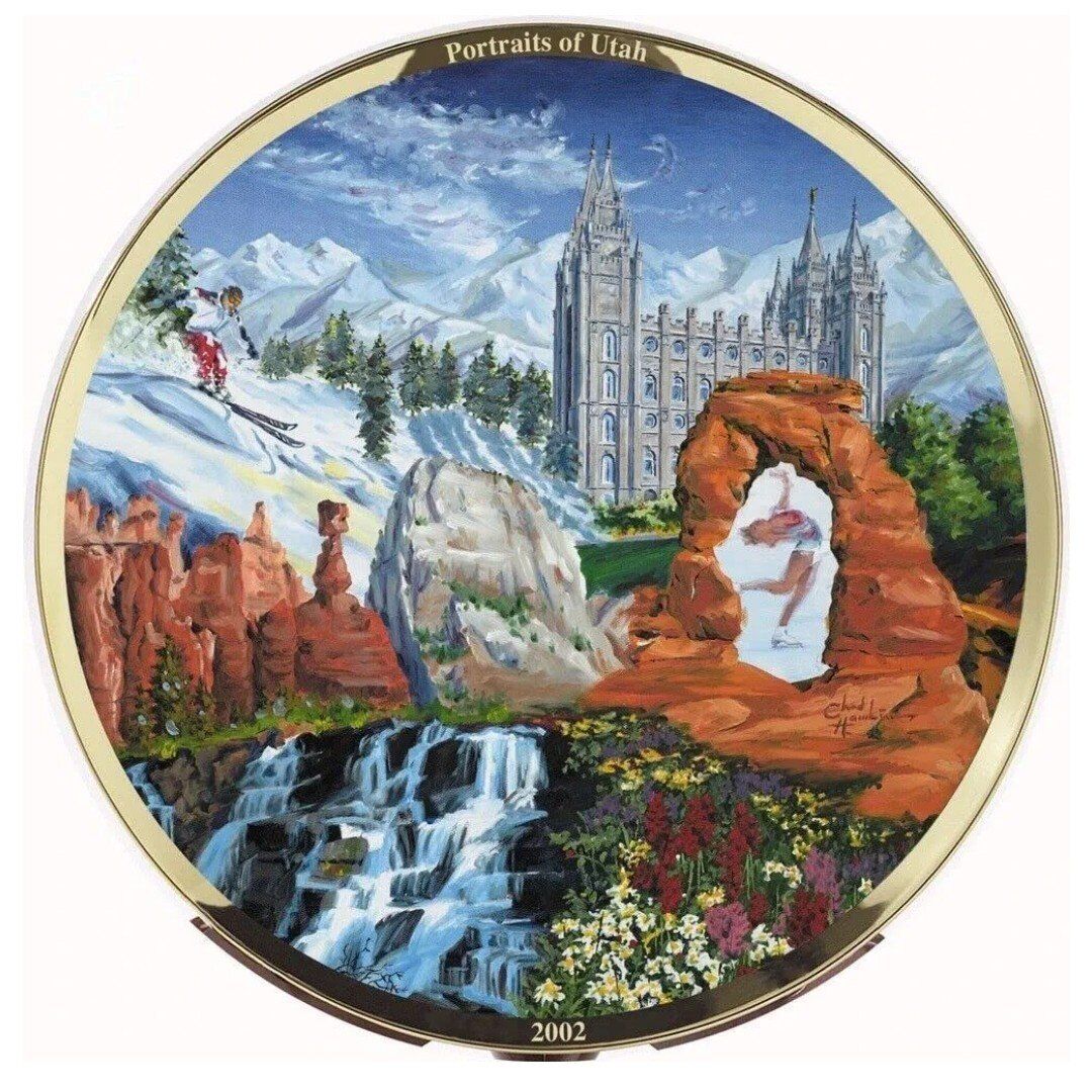 Utah Olympic Collector Plate