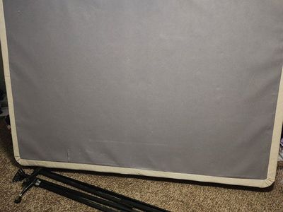 Full Size Box Spring and Metal Bed Frame Set