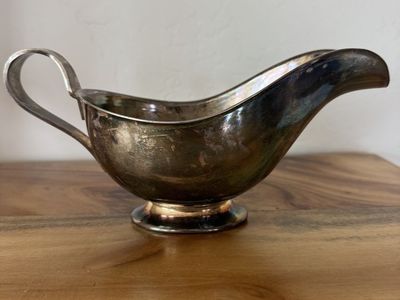 Hotel Utah Silver Plated Gravy Bowl