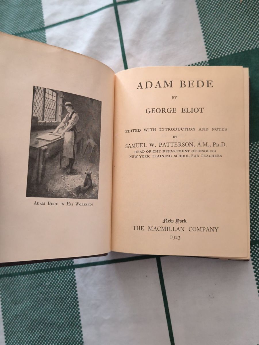 George Eliot's Adam Bede - Macmillan's Pocket Classics 1923 Vintage Novel