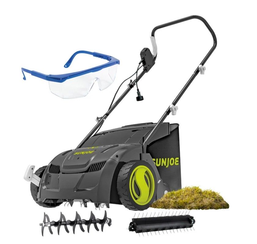 Sun Joe  BDL-A0293  12.6-inch 12-amp Electric Scarifier + Lawn Dethatcher  1919720  #106695