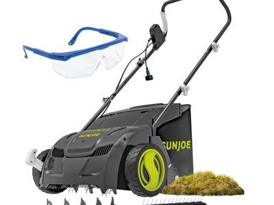 Sun Joe BDL-A0293 12.6-inch 12-amp Electric Scarifier + Lawn Dethatcher 1919720 #106695