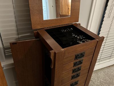 Mission Style Jewelry Armoire