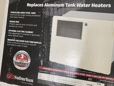 Suburban 6 Gallon Water Heater