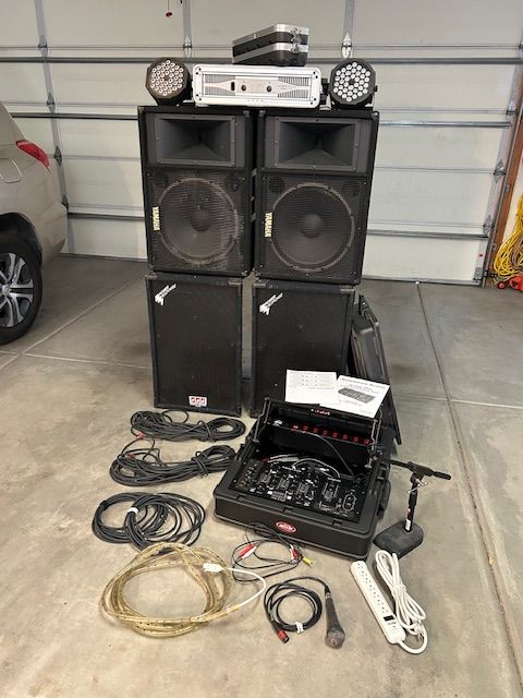 Complete, Powerful DJ Audio Rig with Extras