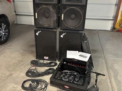 Complete, Powerful DJ Audio Rig with Extras