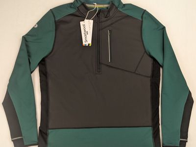 SmartWool Active Fleece Wind 1/2 Zip Men's Large