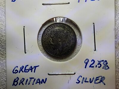 1920 Great Britian 3 Pence - 92.5% Silver