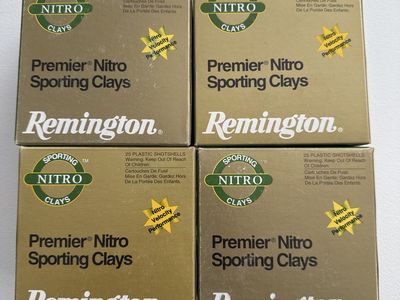 12g Remington Nitros 4 boxes available
