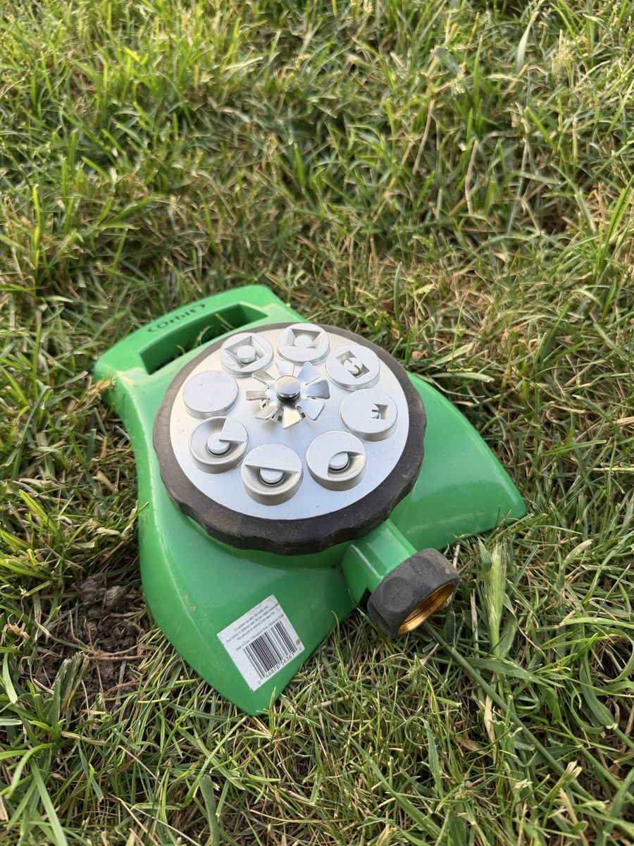 Orbit 58656 Oscillating Sprinkler with 7 Patterns - Green, New