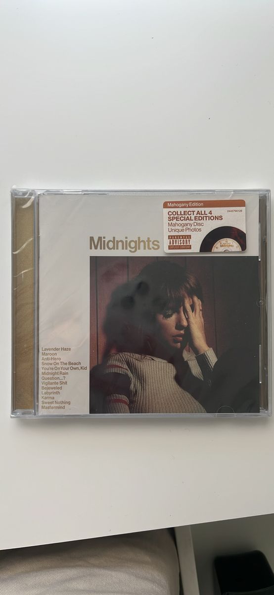 Taylor Swift - Midnights Mahogany Edition CD - Special Edition with Unique Photos