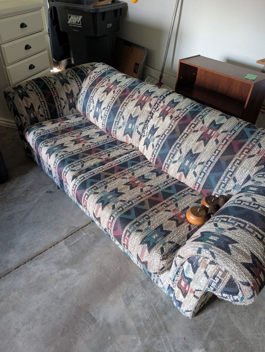 Fabric couch and loveseat set