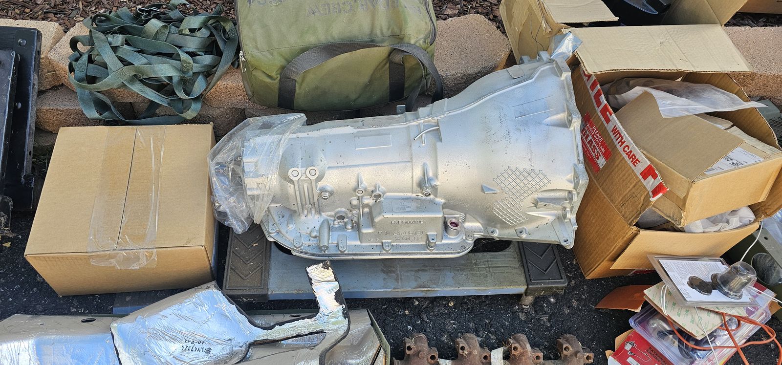 Overhauled 4L80E 4X4 transmission with new high TQ torque converter. NO CORE!