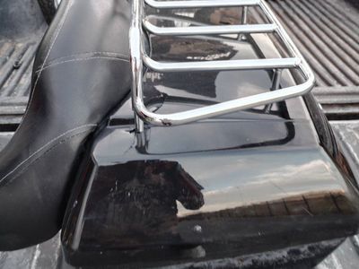 Harley-Davidson Detachable Passenger Backrest Sissy Bar & Luggage Rack for Touring Models