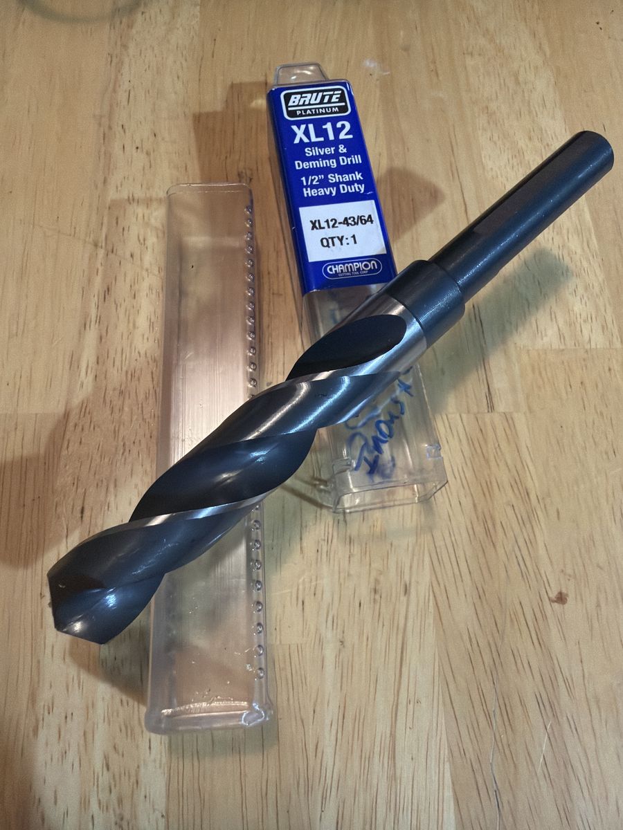 Brute XL 12 industrial drill bit 3/4 inch