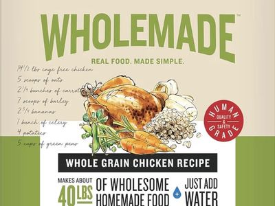 The Honest Kitchen Wholemade Whole Grain Chicken Recipe Dehydrated Dog Food- 10 lbs
