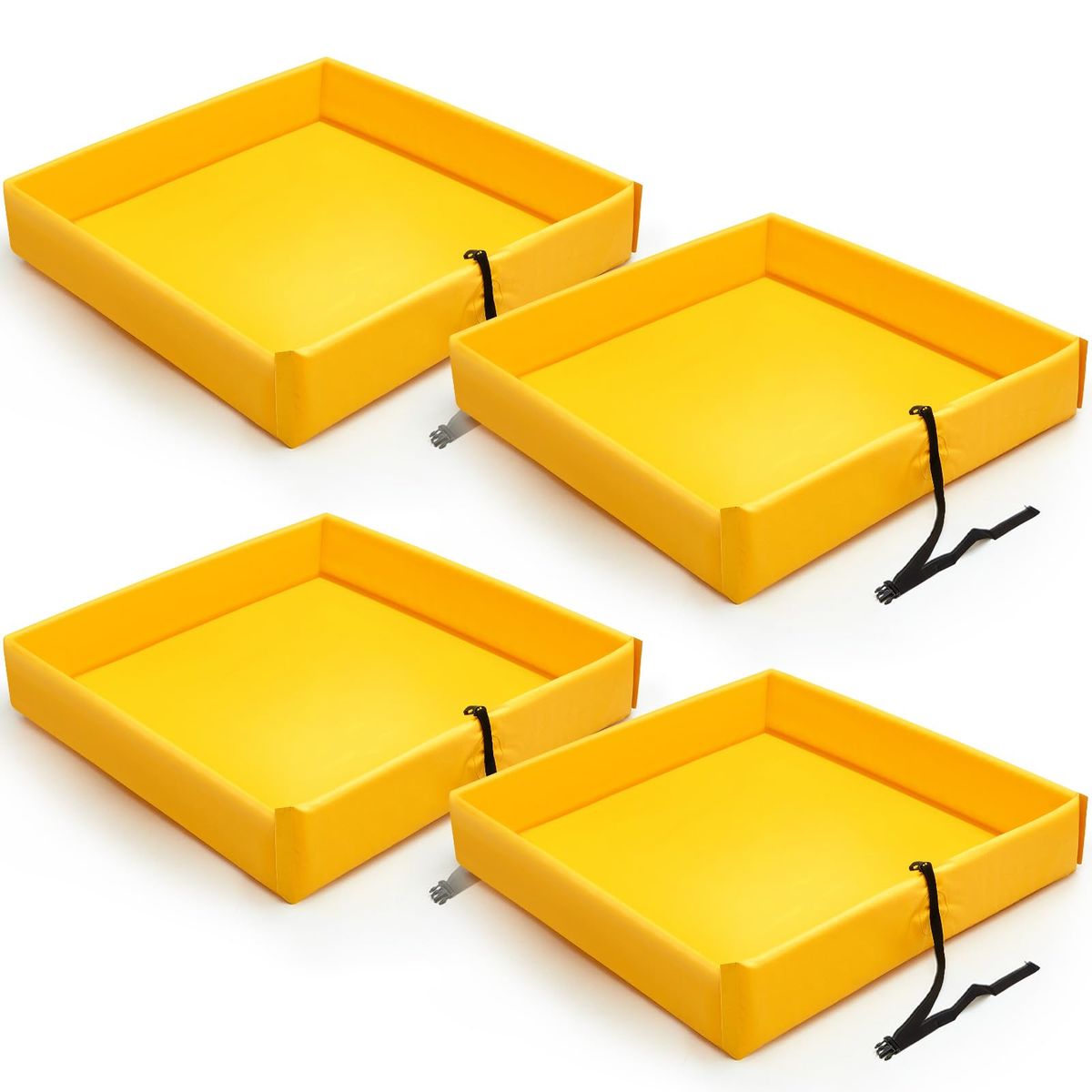 4 Pcs Folding Leak Containment Trays