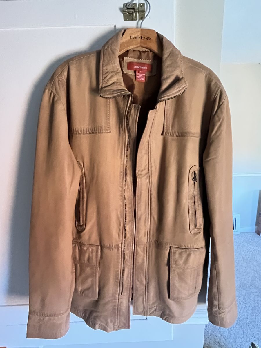 Sundance Men’s Leather Coat