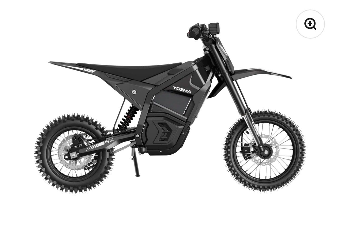 Brand New Yozma IN 10 Off-Road Electric Mini Dirt Bike in black