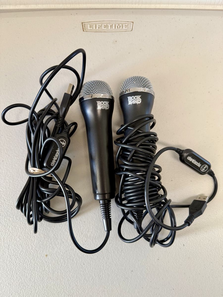 2 Rock Band Logitech USB Microphones