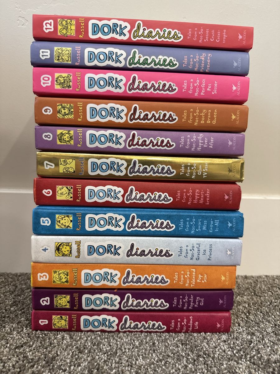 Dork Diaries Book Set: Tales from a Not-So-Fabulous Life to Not-So-Secret Crush Catastrophe (12 Books)