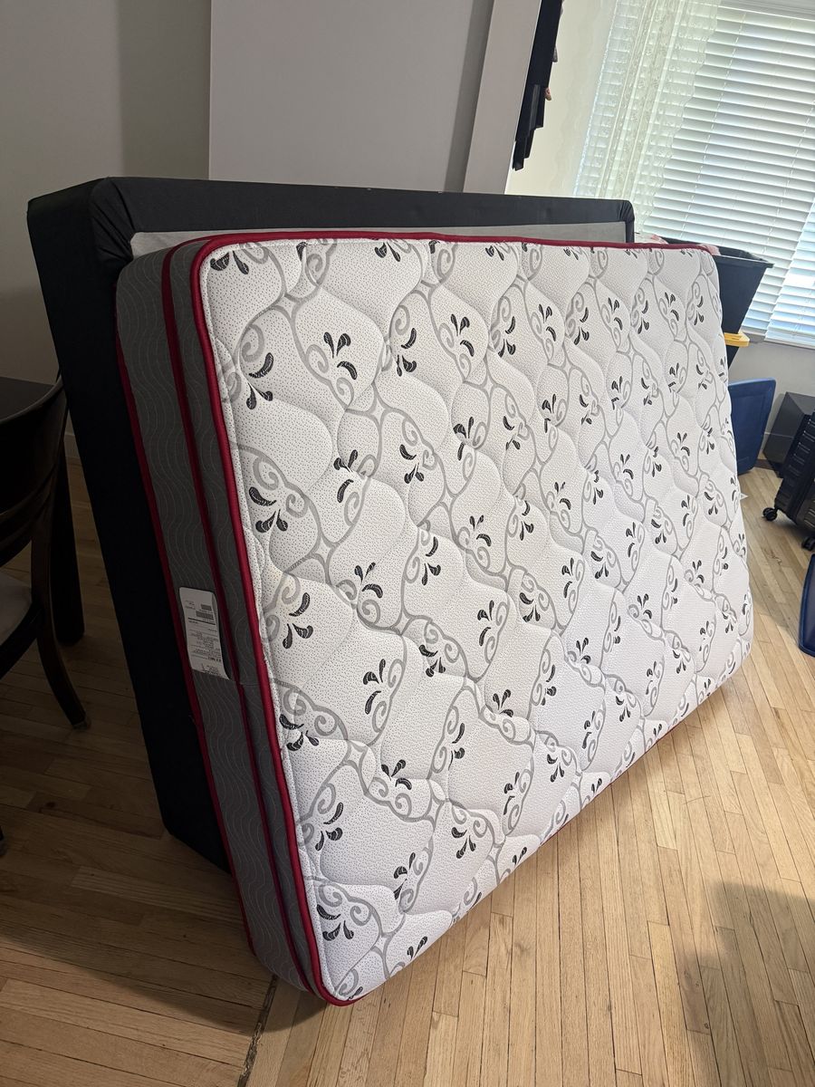 Like New Full size bed with box spring