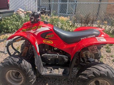 Polaris Scrambler 90 Kids ATV Red - Good Condition, Ready for Adventure
