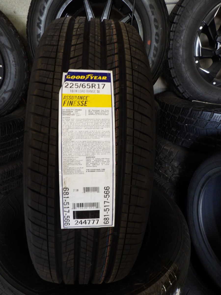 225/65R17 GOODYEAR ASSURANCE FINASSE SET OF NEW TIRES 