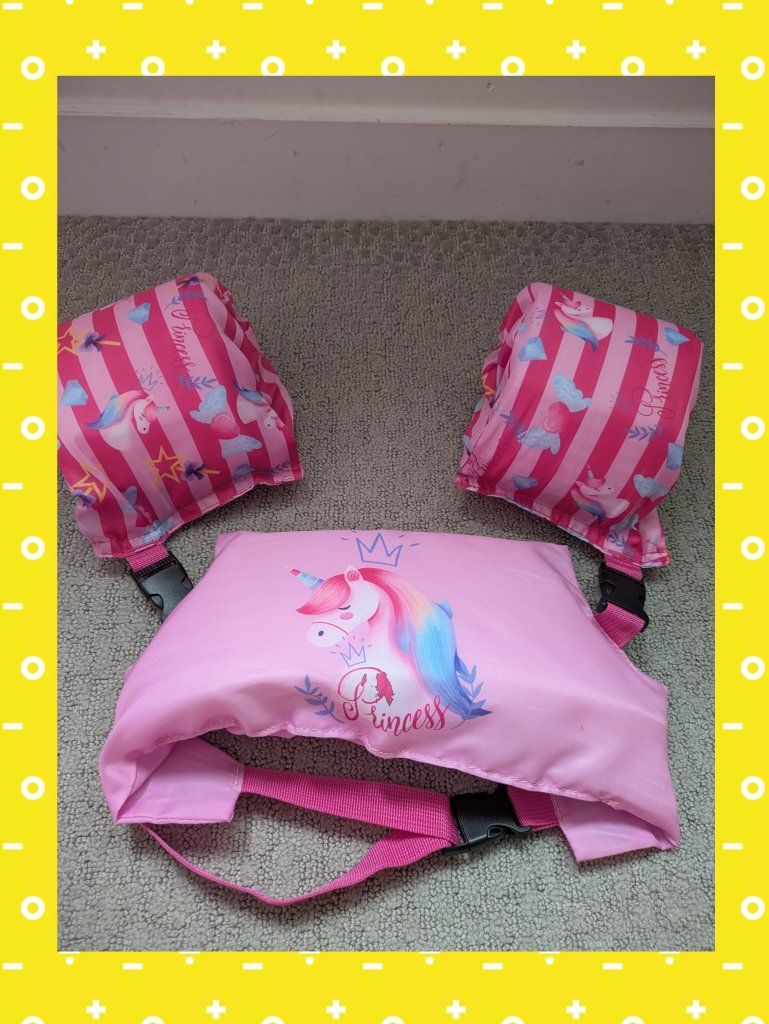 3 Piece Swim Float with Detachable Arm Bands