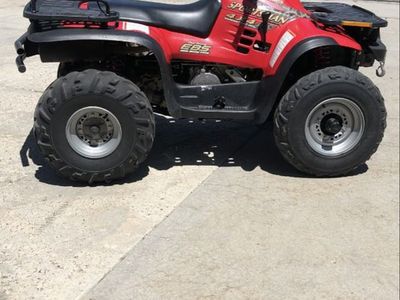 Polaris Sportsman 500 4x4 ATV Red 1365 Miles, snow plow, winch