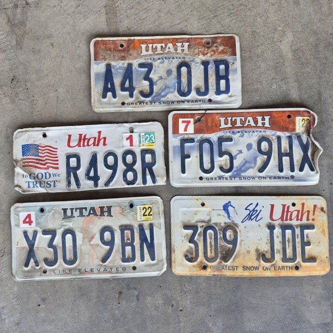 Misc License Plates $3 Each
