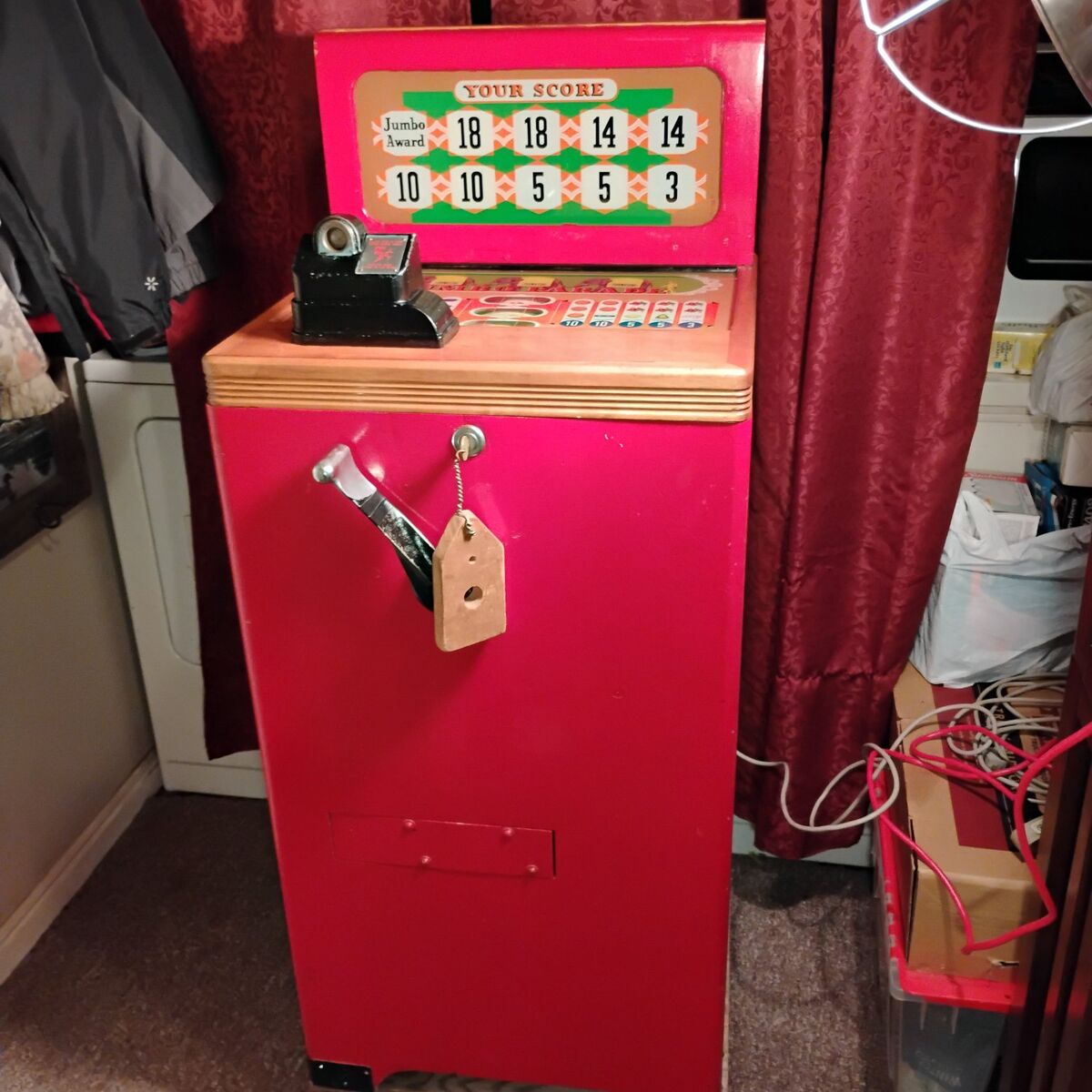 Vintage Jumbo Parade 5 Cent Slot Machine 1940