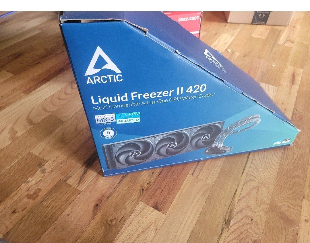 ARCTIC Liquid Freezer II 420 Multi Compatible All-in-One CPU Water Cooler with MX-5 Thermal Paste