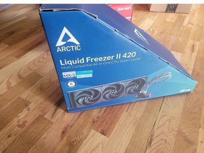 ARCTIC Liquid Freezer II 420 Multi Compatible All-in-One CPU Water Cooler with MX-5 Thermal Paste