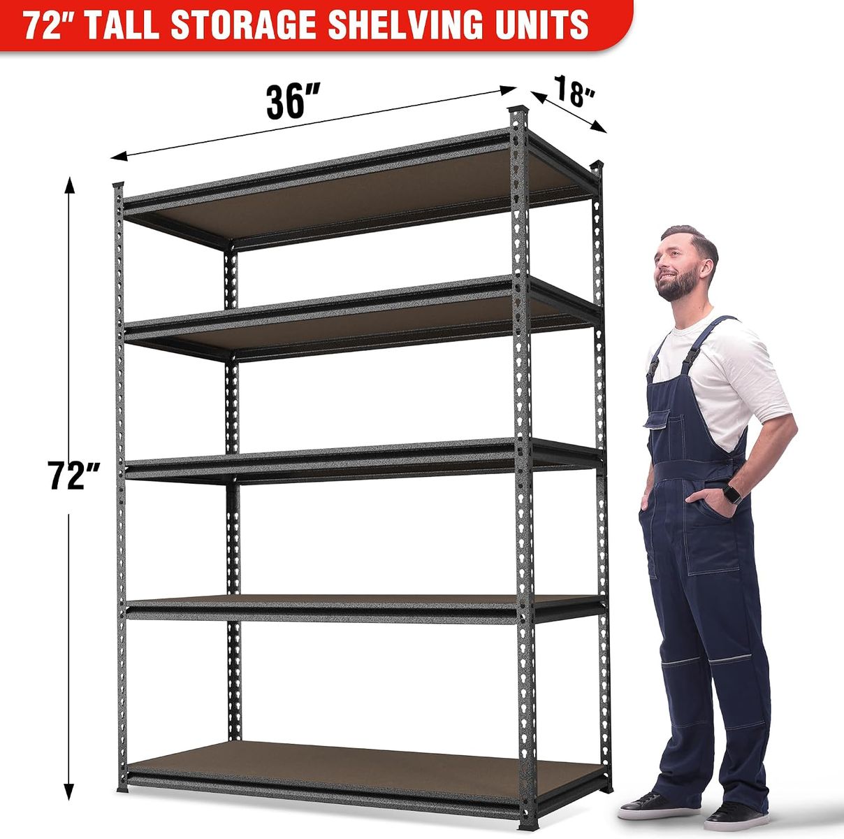 2 complete metal/wood shelves