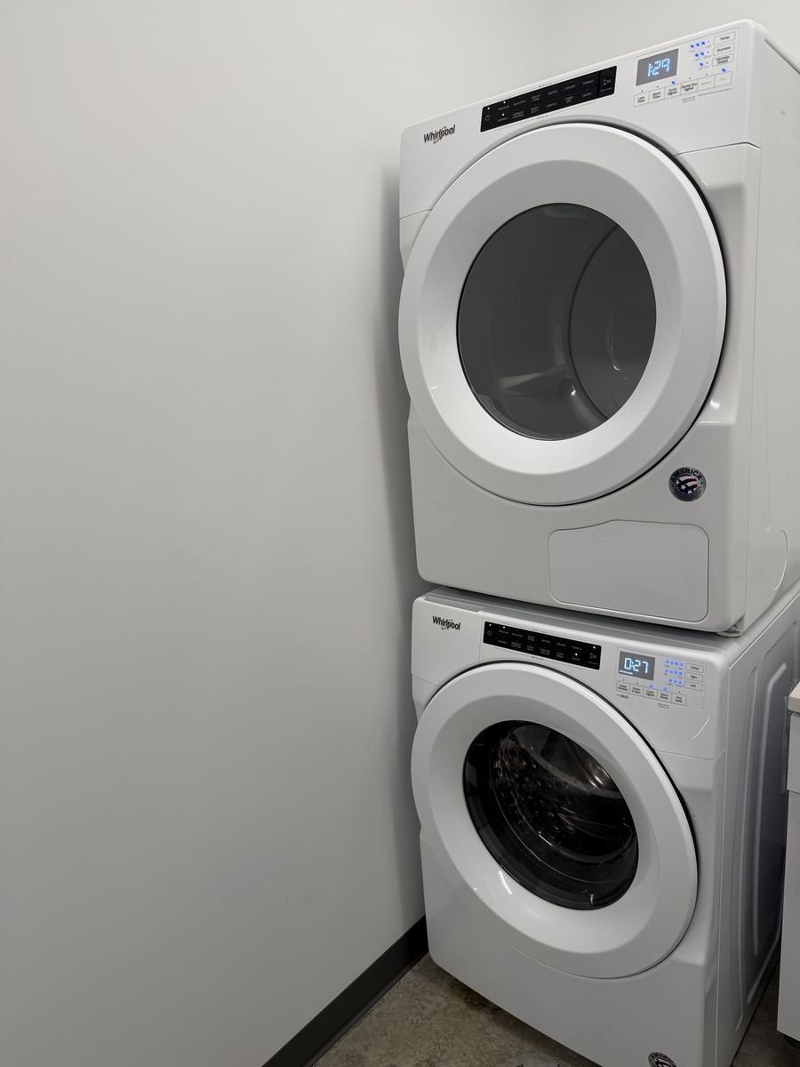 Whirlpool Washer and ventless Dryer Closet Depth Units - Stackable