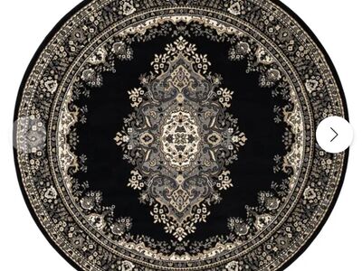 Rug - Black Ornamental