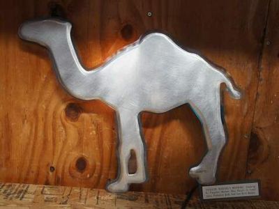 Camel Cigarettes Lighted Bar Sign Silhouette With Light-piped Edge Accents Metal