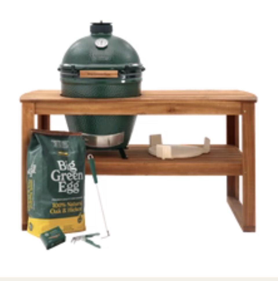 Big Green Egg Hardwood Table