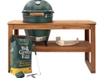 Big Green Egg Hardwood Table