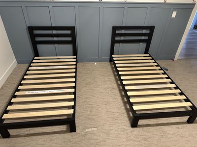 Black Metal Twin Bed Frame