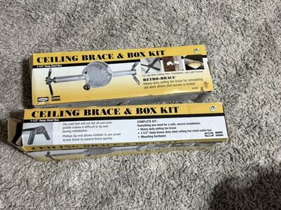 Ceiling Fan/Light Brace & Box Kit