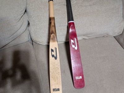 "flat bats" Bonsall Bat Co BFT33 Flat Training Bats - Set of 2