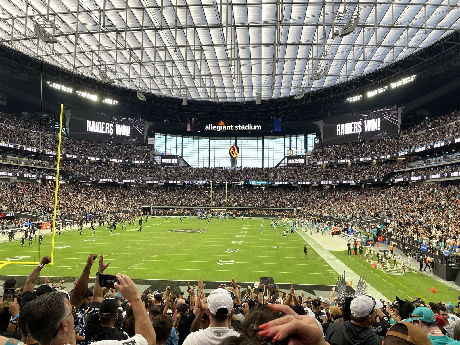Raiders Tickets Sec 122, Row 20, Seats 5 & 6