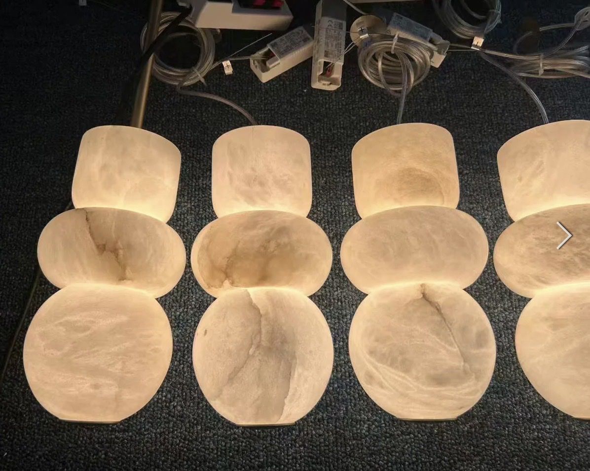 Alabaster totem pendant