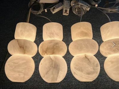 Alabaster totem pendant